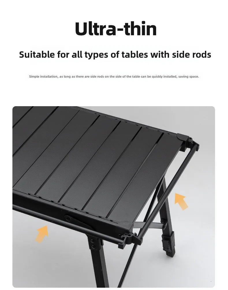 Outdoor Folding Table Extension Rack
